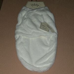 White Plush Baby Swaddle
